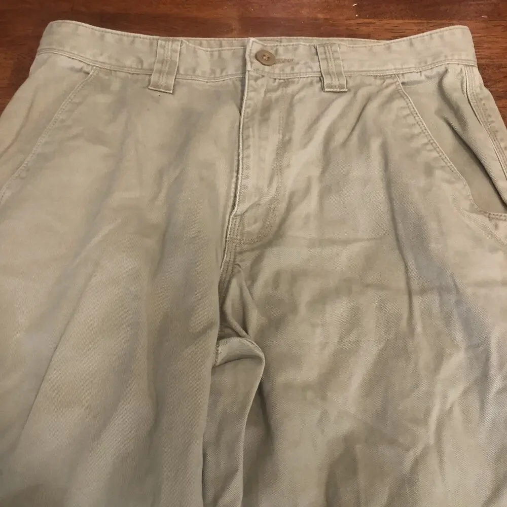 The North Face Beige Khaki Pants Men Sz 32 X30 Outdoors Gorpcore Hiking Climbing
